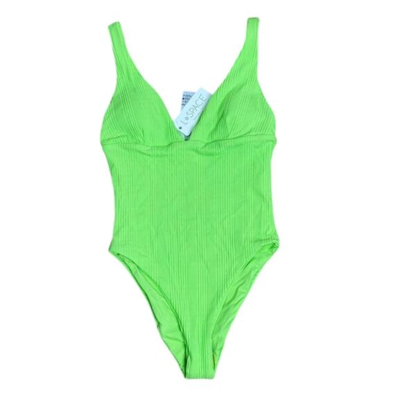 NWT! L*Space Katniss One Piece Swimsuit in Cucumber - Size Small - Picture 5 of 8